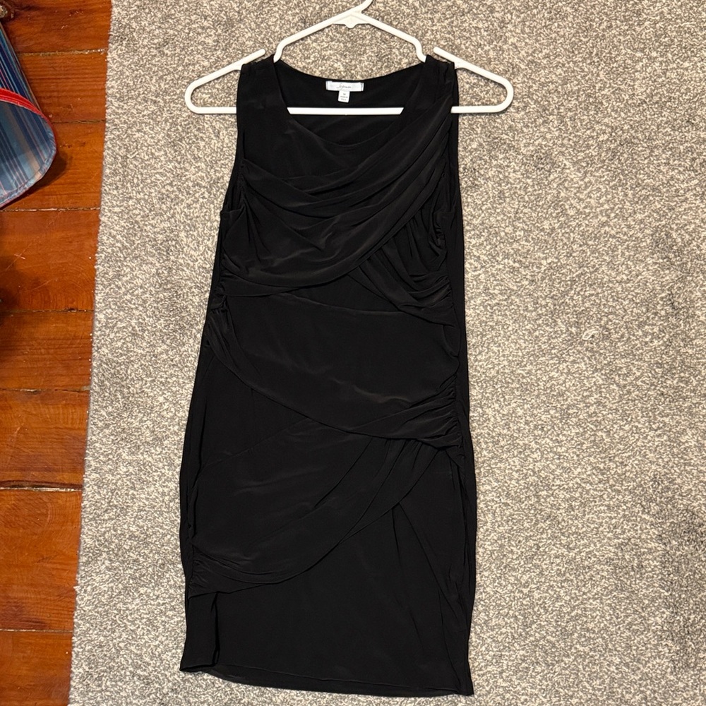 Soprano Elegant Black Sleeveless Mini Dress